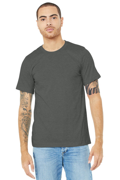 BELLA+CANVAS  ®  Unisex Heather CVC Short Sleeve Tee. BC3001CVC - Solid Asphalt Blend