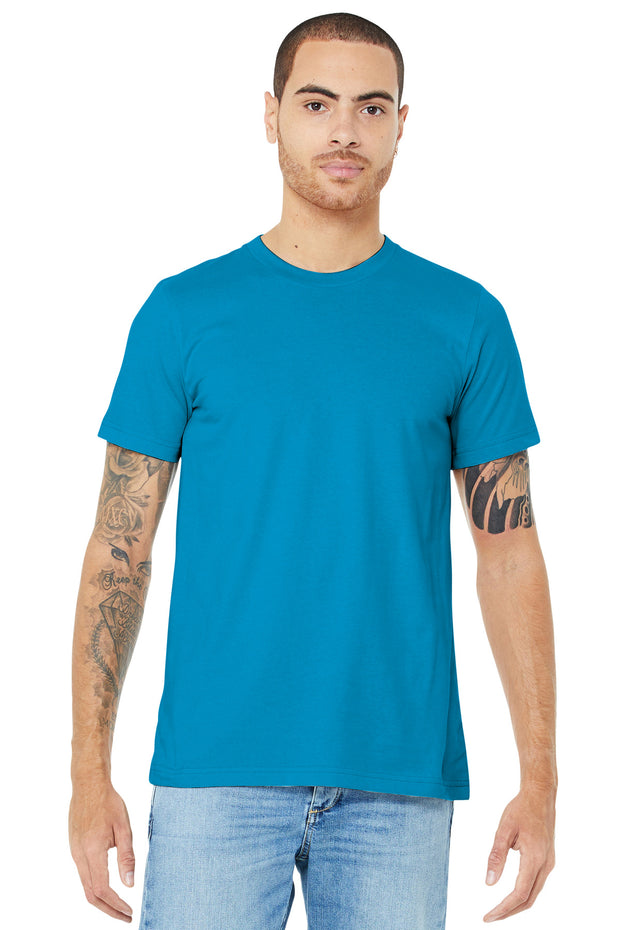 BELLA+CANVAS  ®  Unisex Jersey Short Sleeve Tee. BC3001 - Aqua