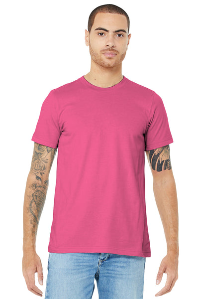 BELLA+CANVAS  ®  Unisex Jersey Short Sleeve Tee. BC3001 - Charity Pink
