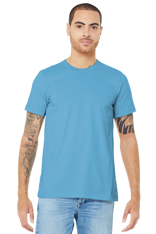 BELLA+CANVAS  ®  Unisex Jersey Short Sleeve Tee. BC3001 - Ocean Blue