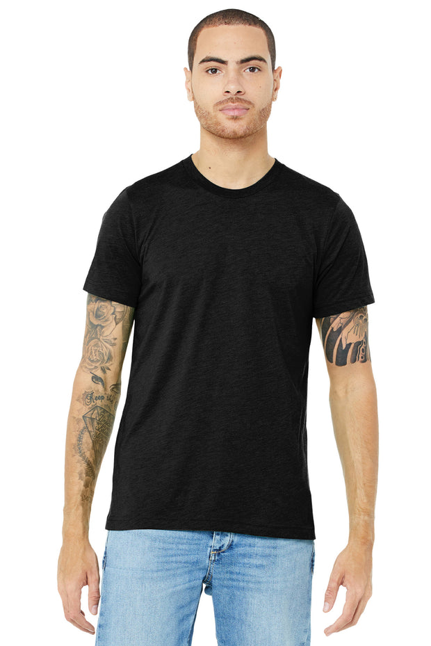 BELLA+CANVAS  ®  Unisex Triblend Short Sleeve Tee. BC3413 - Black Heather Triblend