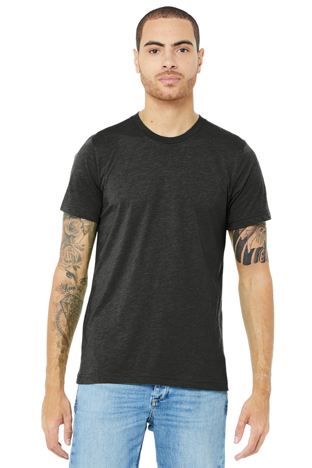 BELLA+CANVAS  ®  Unisex Triblend Short Sleeve Tee. BC3413 - Charcoal-Black Triblend