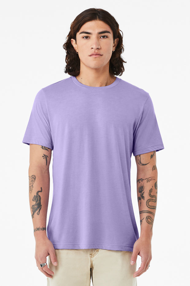BELLA+CANVAS  ®  Unisex Triblend Short Sleeve Tee. BC3413 - Dark Lavender Triblend