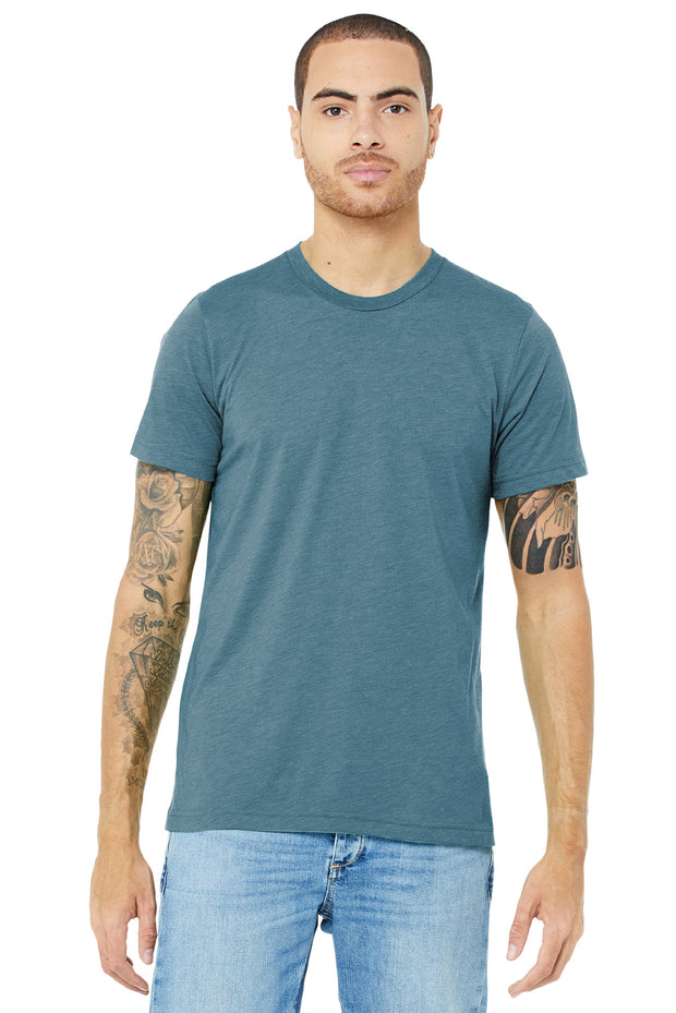 BELLA+CANVAS  ®  Unisex Triblend Short Sleeve Tee. BC3413 - Denim Triblend