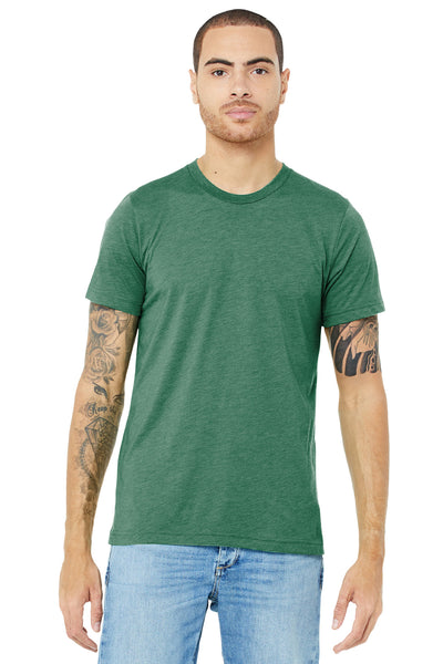 BELLA+CANVAS  ®  Unisex Triblend Short Sleeve Tee. BC3413 - Grass Green Triblend