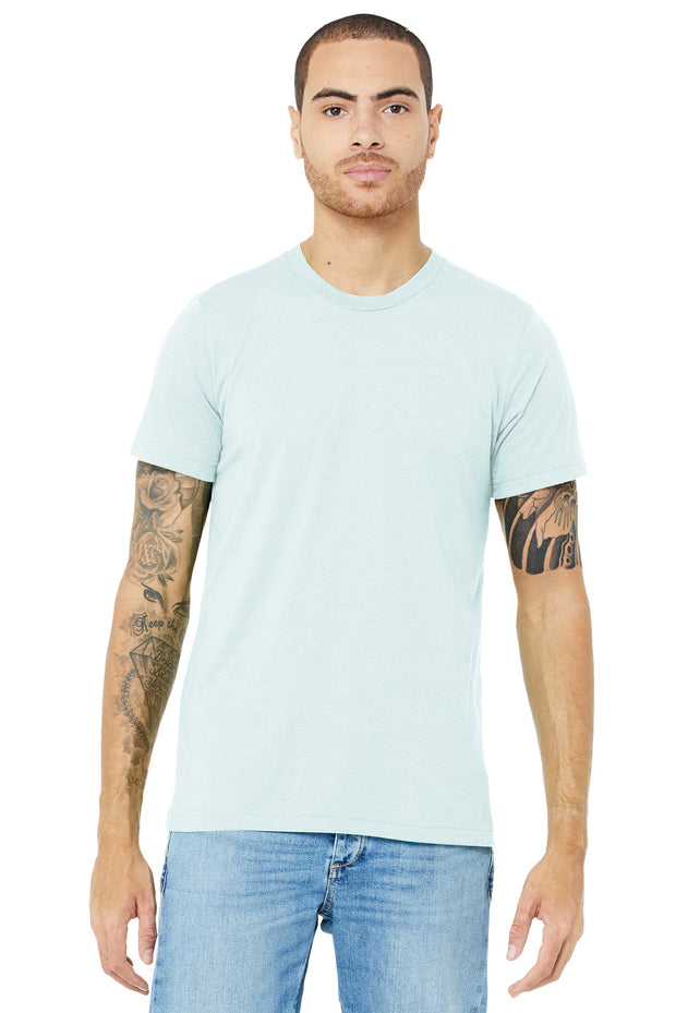 BELLA+CANVAS  ®  Unisex Triblend Short Sleeve Tee. BC3413 - Ice Blue Triblend