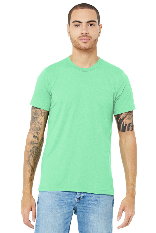 BELLA+CANVAS  ®  Unisex Triblend Short Sleeve Tee. BC3413 - Mint Triblend