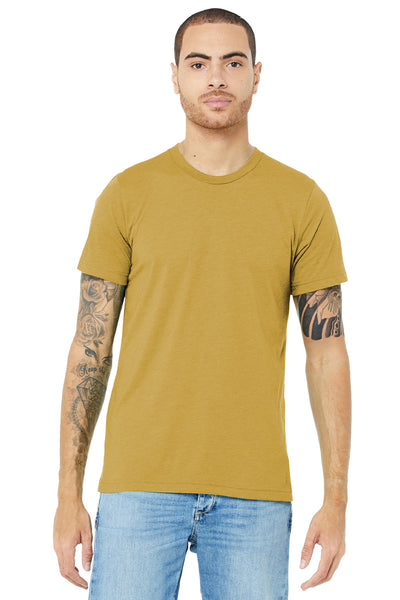 BELLA+CANVAS  ®  Unisex Triblend Short Sleeve Tee. BC3413 - Mustard Triblend