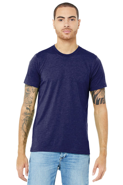 BELLA+CANVAS  ®  Unisex Triblend Short Sleeve Tee. BC3413 - Navy Triblend