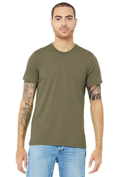 BELLA+CANVAS  ®  Unisex Triblend Short Sleeve Tee. BC3413 - Olive Triblend