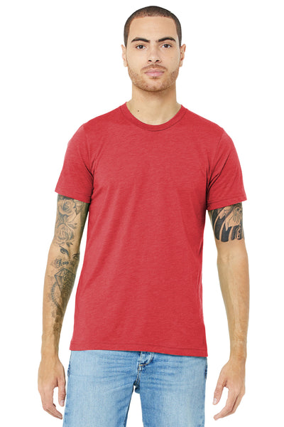 BELLA+CANVAS  ®  Unisex Triblend Short Sleeve Tee. BC3413 - Red Triblend