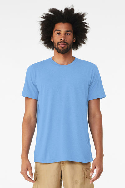 BELLA+CANVAS  ®  Unisex Triblend Short Sleeve Tee. BC3413 - Solid Carolina Blue Triblend