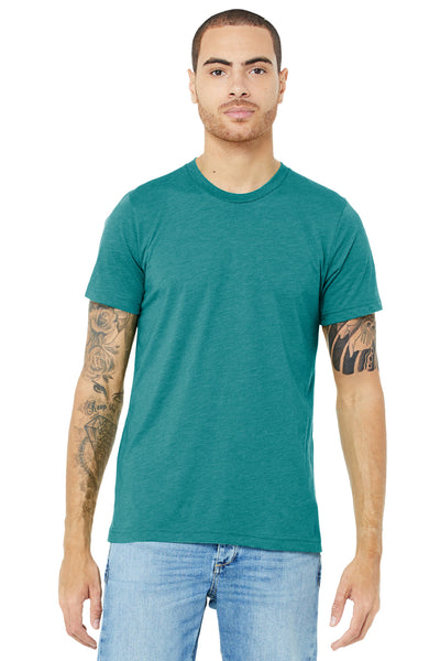 BELLA+CANVAS  ®  Unisex Triblend Short Sleeve Tee. BC3413 - Teal Triblend