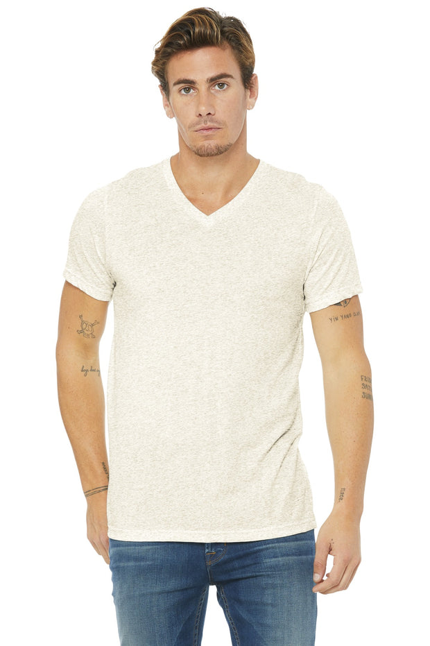 BELLA+CANVAS  ®  Unisex Triblend Short Sleeve V-Neck Te. BC3415