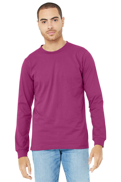BELLA+CANVAS  ®  Unisex Jersey Long Sleeve Tee. BC3501 - Berry