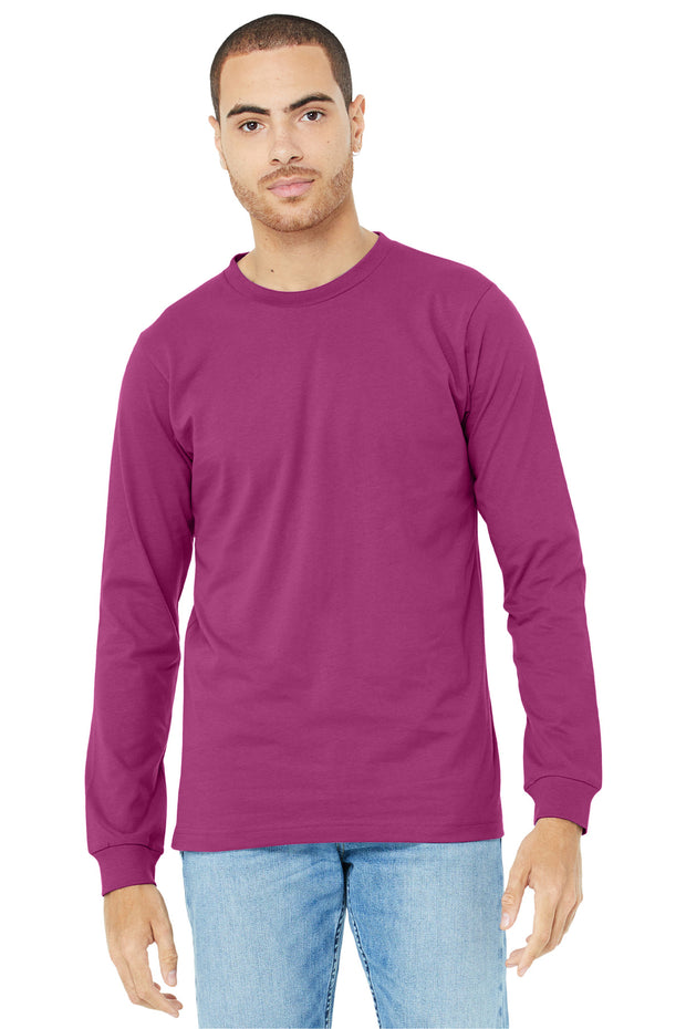 BELLA+CANVAS  ®  Unisex Jersey Long Sleeve Tee. BC3501 - Berry