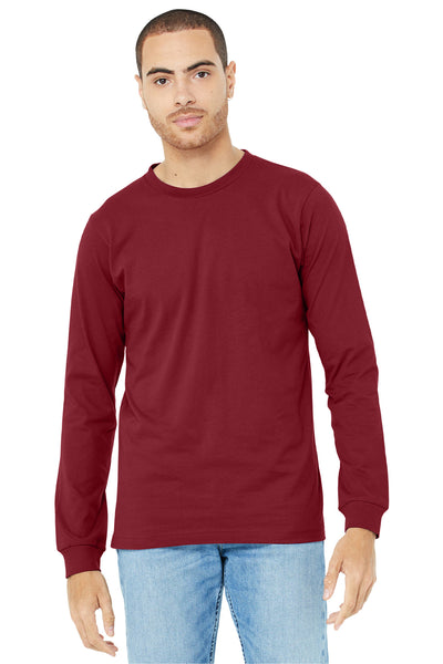 BELLA+CANVAS  ®  Unisex Jersey Long Sleeve Tee. BC3501 - Cardinal