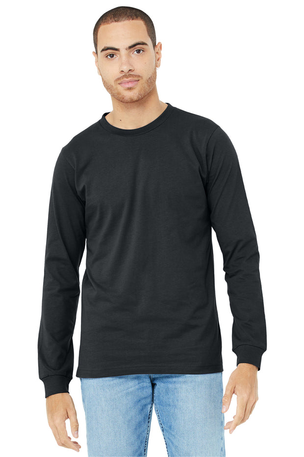 BELLA+CANVAS  ®  Unisex Jersey Long Sleeve Tee. BC3501 - Dark Grey