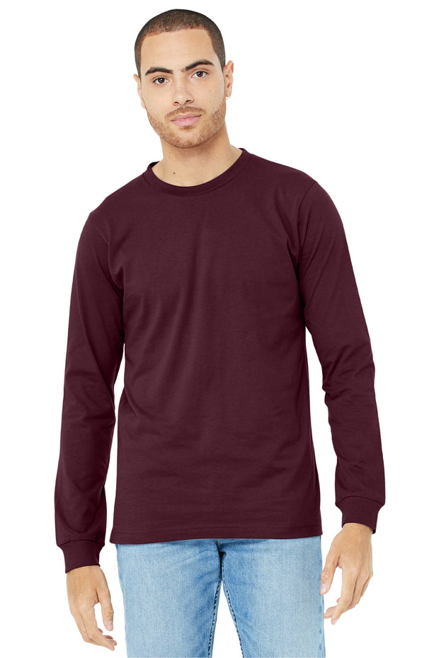 BELLA+CANVAS  ®  Unisex Jersey Long Sleeve Tee. BC3501 - Maroon