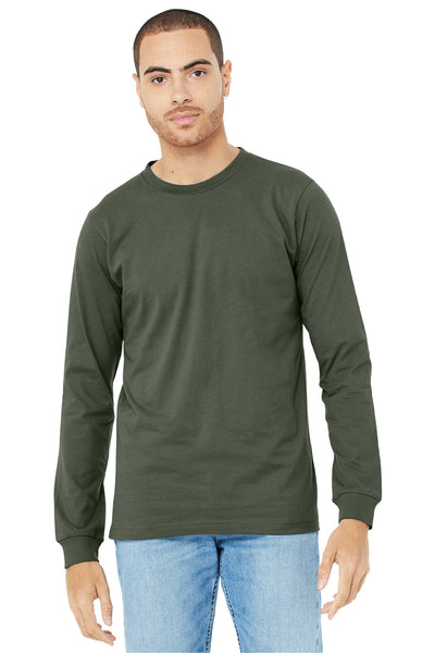 BELLA+CANVAS  ®  Unisex Jersey Long Sleeve Tee. BC3501 - Military Green