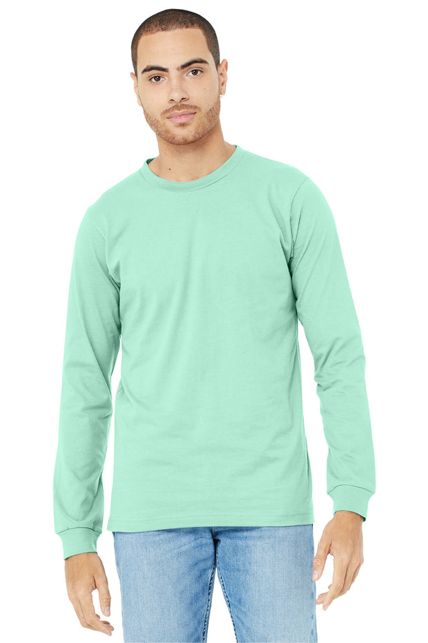 BELLA+CANVAS  ®  Unisex Jersey Long Sleeve Tee. BC3501 - Mint