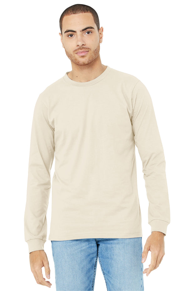 BELLA+CANVAS  ®  Unisex Jersey Long Sleeve Tee. BC3501 - Natural