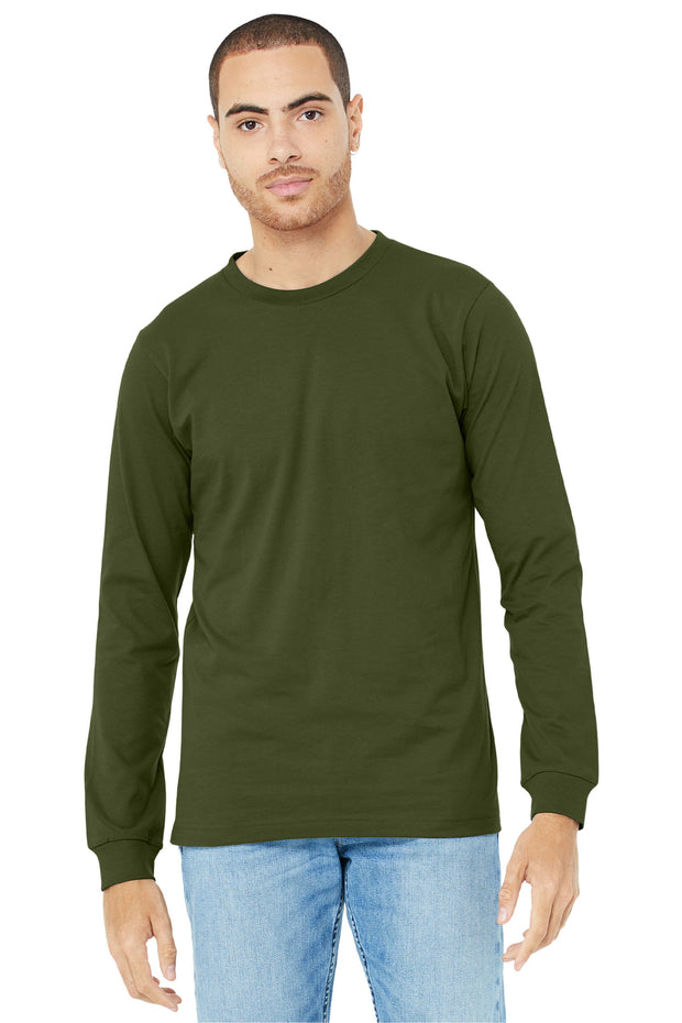 BELLA+CANVAS  ®  Unisex Jersey Long Sleeve Tee. BC3501 - Olive