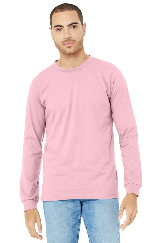 BELLA+CANVAS  ®  Unisex Jersey Long Sleeve Tee. BC3501 - Pink