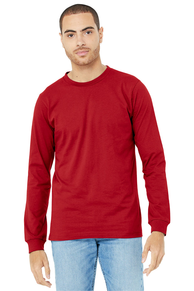 BELLA+CANVAS  ®  Unisex Jersey Long Sleeve Tee. BC3501 - Red