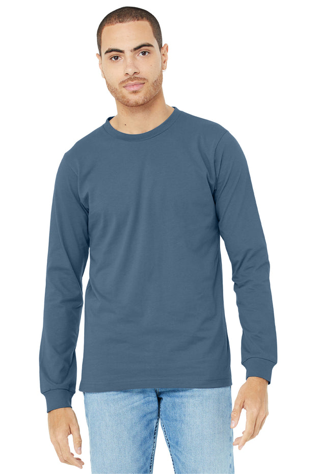 BELLA+CANVAS  ®  Unisex Jersey Long Sleeve Tee. BC3501 - Steel Blue