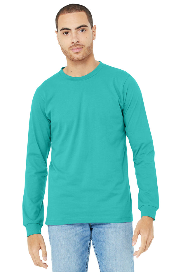 BELLA+CANVAS  ®  Unisex Jersey Long Sleeve Tee. BC3501 - Teal