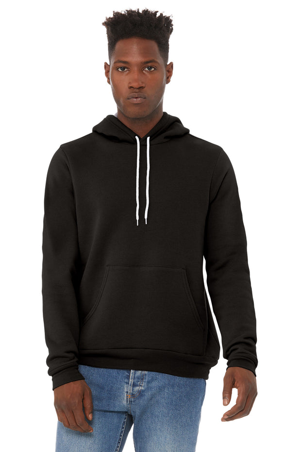 BELLA+CANVAS  ®  Unisex Sponge Fleece Pullover Hoodie. BC3719 - Black