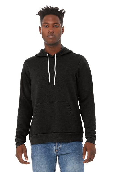 BELLA+CANVAS  ®  Unisex Sponge Fleece Pullover Hoodie. BC3719 - Black Heather