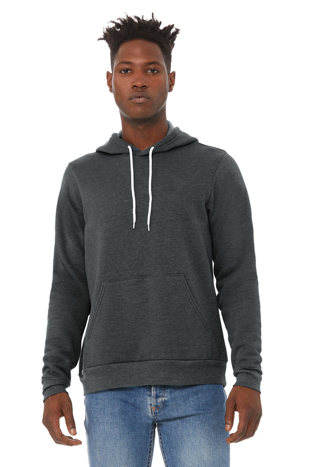 BELLA+CANVAS  ®  Unisex Sponge Fleece Pullover Hoodie. BC3719 - Dark Grey Heather