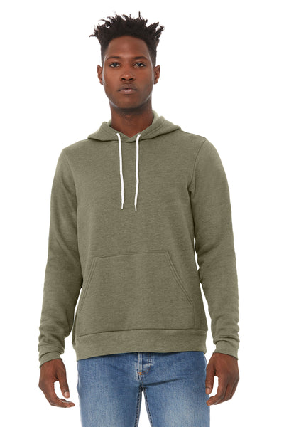 BELLA+CANVAS  ®  Unisex Sponge Fleece Pullover Hoodie. BC3719 - Heather Olive