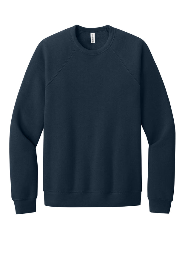 BELLA+CANVAS  ®  Unisex Sponge Fleece Raglan Sweatshirt. BC3901