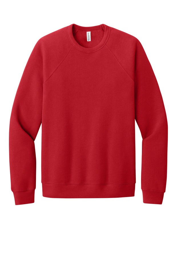 BELLA+CANVAS  ®  Unisex Sponge Fleece Raglan Sweatshirt. BC3901