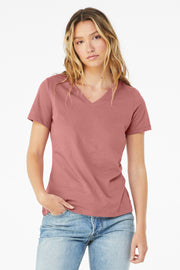 BELLA+CANVAS  ®  Women's Relaxed Jersey Short Sleeve V-Neck Tee. BC6405