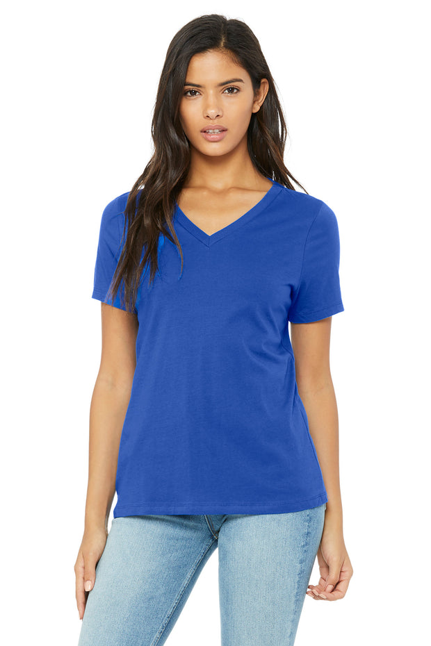 BELLA+CANVAS  ®  Women's Relaxed Jersey Short Sleeve V-Neck Tee. BC6405