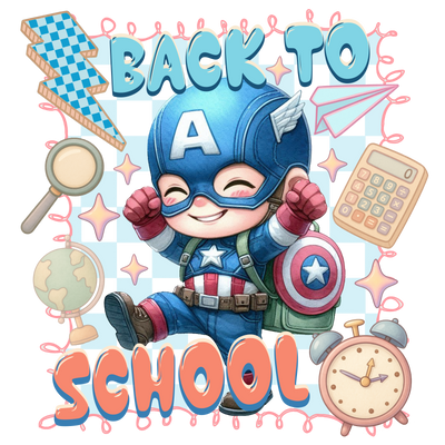 Baby Avenger Back to School DTF (direct-to-film) Transfer