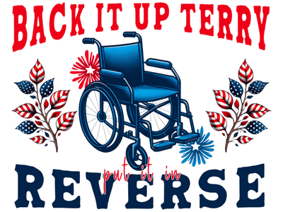 Back it up Terry USA DTF (direct-to-film) Transfer