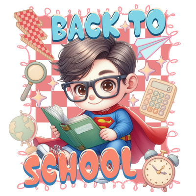 Back to School Spiderboy DTF (direct-to-film) Transfer