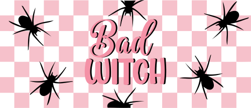 Bad WITCH 16oz UV DTF Libby Wrap