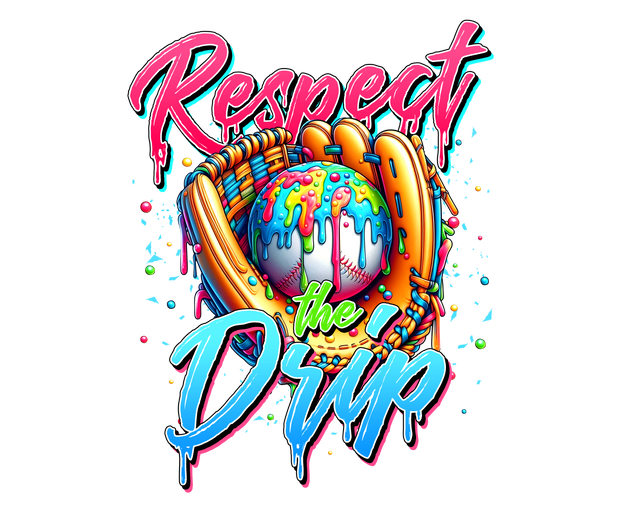 Ball in Glove Colordrip Respect DTF (direct-to-film) Transfer