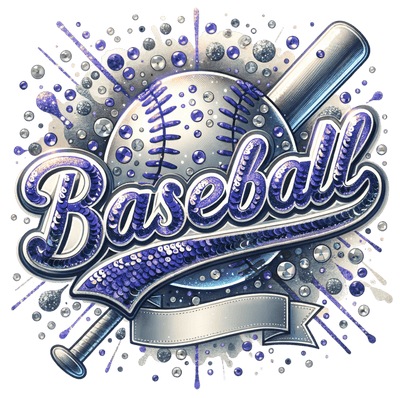 Baseball Blank Colordrip in Navy Blue DTF (direct-to-film) Transfer