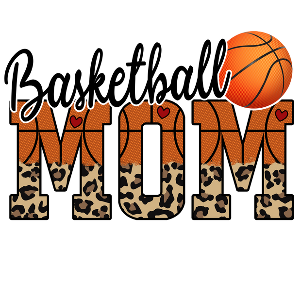 Basketball Mom Design 2 DTF (direct-to-film) Transfer