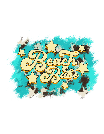 Beach Babe DTF (direct-to-film) Transfer