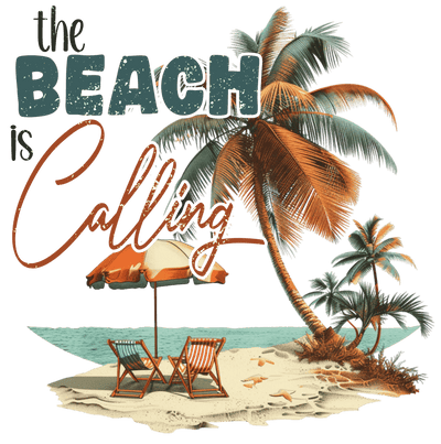 Beach is Calling DTF (direct-to-film) Transfer