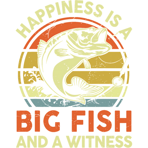 Big Fish and a Witness DTF (direct-to-film) Transfer