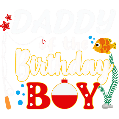 Birthday Boy Fisher DTF (direct-to-film) Transfer